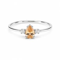 Anillo Idee Preziose dal 1987 Mujer in Oro blanco Zircone IP.AK18B/116